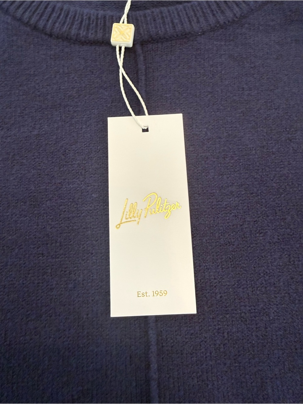 Lily Pulitzer Mavie Sweater in Low Tode Navy - Picture 7 of 9